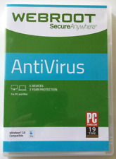 (ONLINE CODE) Webroot SecureAnywhere AntiVirus + ID Guard 2024| 2 YEARS 5 PC/MAC picture