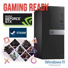 GAMING Dell i7 Desktop Computer PC NVIDIA GTX745 up to 32GB RAM 2TB SSD W11P BT5 picture