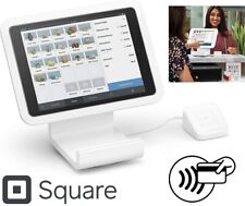 New Square POS Stand for Contactless & Chip - 1st Generation - White - For iPad picture