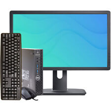 Dell Desktop Computer i5 Mini Pc Up To 16GB RAM 2TB HD/SSD 24in Windows 10 Pro picture