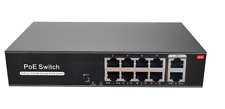 8 Port PoE Switch With 2 Uplink 120W Extend to 250Meter Unmanaged 803.af/at picture