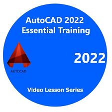 AutoCAD 2022 Essential Training Video Tutorials 2022 Version DVD picture