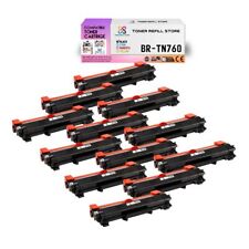 12Pk TRS TN760 Black HY Compatible for Brother HLL2350DW L2370DW Toner Cartridge picture