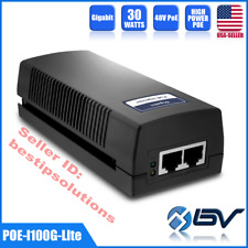 BV-Tech Gigabit Power Over Ethernet PoE+ Injector | 30W/ 60W/ 90W | Up to 325Ft picture
