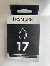 Lexmark #17 Black Ink Cartridge VHTF Genuine New Sealed Box picture