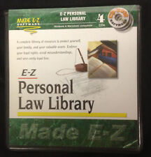 MADE E-Z PERSONAL LAW LIBRARY SOFTWARE  4 CD disk SET picture