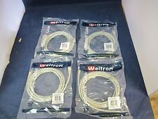 4 x Weltron Winston Cat6 Snagless Patch Cable, Gray, 10ft NEW DISPLAY BAG CAT-6 picture