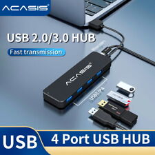 ACASIS 4-Port USB 3.0 Hub 5Gbps Portable Compact for Mac Laptop Desktop Phone picture