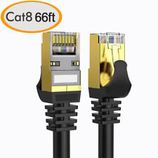 Durable Flexible RJ45 Ethernet Network Cat8 Ultra-Thin Patch Lead Stable 40Gbps picture