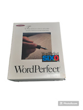 Vintage WordPerfect 6.0 Edition WordPerfect Six.O DOS Word Processor - UNOPENED picture