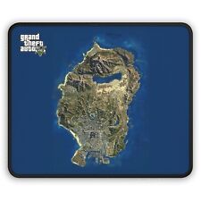 GTA5 Satellite Map of Los Santos - High Quality - Stitched Edges Mouse Pad 9X7 picture