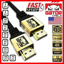 4K HDMI 2.0 Cable UHD HDTV Ultra HD 2160P 4Kx2K HDR 120Hz 18Gbps Dolby HDCP 2.2 picture