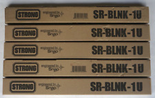 Lot Of 5 - Strong SR-BLNK-1U Snap-Av Rack Vented Panel Blank Snap picture