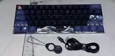 HITIME XVX 60% Mechanical Keyboard Mini, RGB, Wireless, Great Wave Theme picture