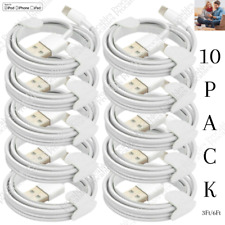 10X Bulk Lot USB Fast Charger Cable For Apple iPhone 14 13 11 8 6 Charging Cord picture