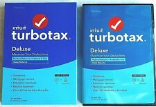 SEALED TURBOTAX DELUXE 2021 FEDERAL E-FILE & STATE ~ WINDOWS & MAC ~ CD DISC NEW picture