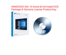 WlNDOWS Win 10 home 64 bit Install OEM DVD Package & Genuine License Key........ picture