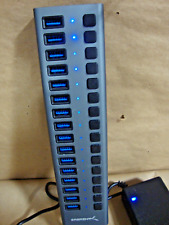 SABRENT 16 Port USB 3.0 Powered Data HUB with Individual Switches  HB-PU16 picture