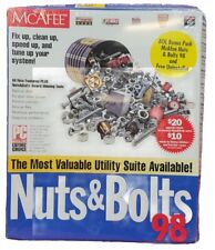 NEW SEALED Mcafee Nuts & Bolts CD-Rom 1998 98' VALUABLE UTILITY SIGHT picture