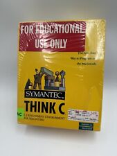 Vintage Symantec Think C Development Environment For Mac Educational Use Only picture