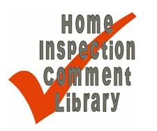 Home inspection report narrative library (verbiage list) picture