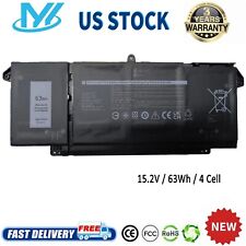 ✅7FMXV Battery For Latitude 5320 7320 7420 7520 9JM71 0TN2GY TN2GY 63Wh 15.2V picture