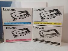 4pk Genuine Lexmark C510 Color Printer HY Toner  20K1400 20K1401 20K1402 20K1403 picture