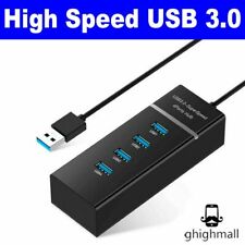 4 Port USB 3.0 Multi High Speed HUB Splitter Expansion Desktop Laptop PC Max OS picture