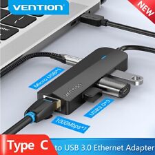 Vention USB C Ethernet Adapter for Xiaomi Mi MacBook iPad Type C Ethernet Card picture