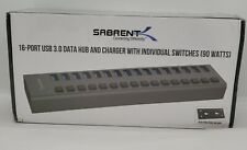 SABRENT 16 Port USB 3.0 Data HUB and Charger with Individual switches [90 Watts] picture