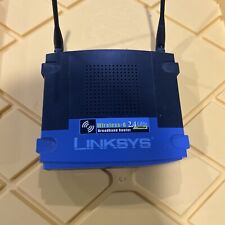 LINKSYS Wireless-G 2.4 GHz 54 Mbps 4-Port Router Model WRT54G v2.2 No Power Cord picture