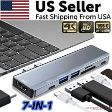Multiport USB-C Hub Type C To USB 3.0 4K HDMI Adapter For Macbook Pro / Air USA picture