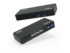 Plugable USB C Triple 4K Display Docking Station with 60W PD, 3x HDMI or 3x picture