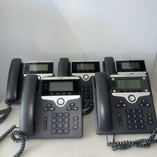 Lot Of 5 Cisco CP-7821-K9 Unified IP Business Phone Base 7821 w/ handset & stand picture