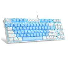  75% Mechanical Gaming Keyboard with Blue Switch, LED Blue White/Blue Switch picture