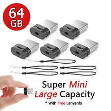 1/5/10 PCS 64 GB Mini USB 2.0 Flash Drive Memory Stick Pendrive Data Storage LOT picture