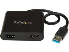 StarTech.com USB32HD2 USB to Dual HDMI Adapter - 4K - External Video Card - USB picture