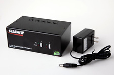 Starview 2 Port Dual DVI USB KVM switch w/power cable #SV231DVIDDU, good used picture