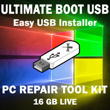 ULTIMATE COMPUTER REPAIR / DATA / PASSWORD / VIRUS / RECOVERY SYSTEM RESCUE USB picture