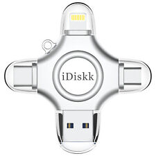 iDiskk MFI Photo Flash Drive for iPhone 15/14/13/12 11/XR/X/8/7/6，PC/mac/ipad picture