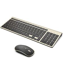 J JOYACCESS Wireless Keyboard Mouse 2.4G Slim & Compact Computer for Laptop PC picture