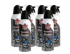 6pk Dust Off Compressed Air Computer TV Gas Cans Duster 10oz  picture