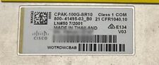 CISCO CPAK-100G-SR10 100GBASE-SR10 MMF 100GBPS CFP **WOTRCWCBAB (*We buy Cisco*) picture