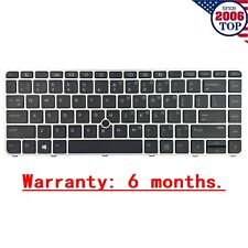 Genuine US Keyboard Backlit For HP EliteBook 840 G3 840 G4 745 G3 G4 836308-001 picture
