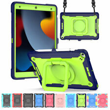 Shockproof Rotating Hybrid Stand Handle Case Cover Strap For Apple iPad 7 8 9 10 picture