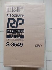 RISO Risograph S-3549 Box of 2 Thermal Master 07LG A3-LG Rolls 07LG New Sealed picture