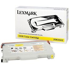 LEXMARK C510 HIGH YIELD TONER YELLOW, OEM BRAND NEW IN ORIGINAL CLOSED BOX picture