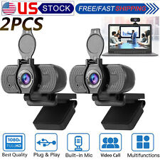 2PCS USB Webcam Full HD 1080P for Desktop Laptop Web Camera with Microphone/FHD picture