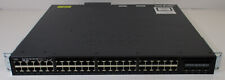 Cisco Catalyst WS-C3650-48FS-S Gigabit PoE Ethernet Network Switch Managed picture