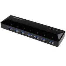 StarTech.com 7-Port USB 3.0 Hub plus Dedicated Charging Ports - 2 x 2.4A Ports - picture
